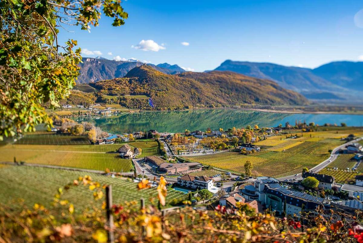 Autumn feeling between lake and vineyards 4 = 3